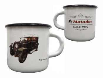 Old fashion enameled  mug,375 ml