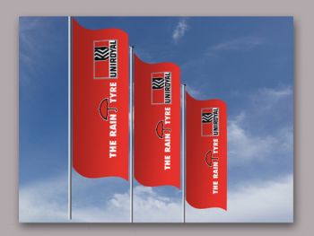 Flag for poles