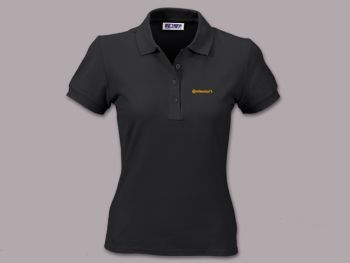 Women´s polo shirt, black, M