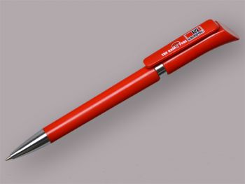 Galaxy pen with metal detail,red